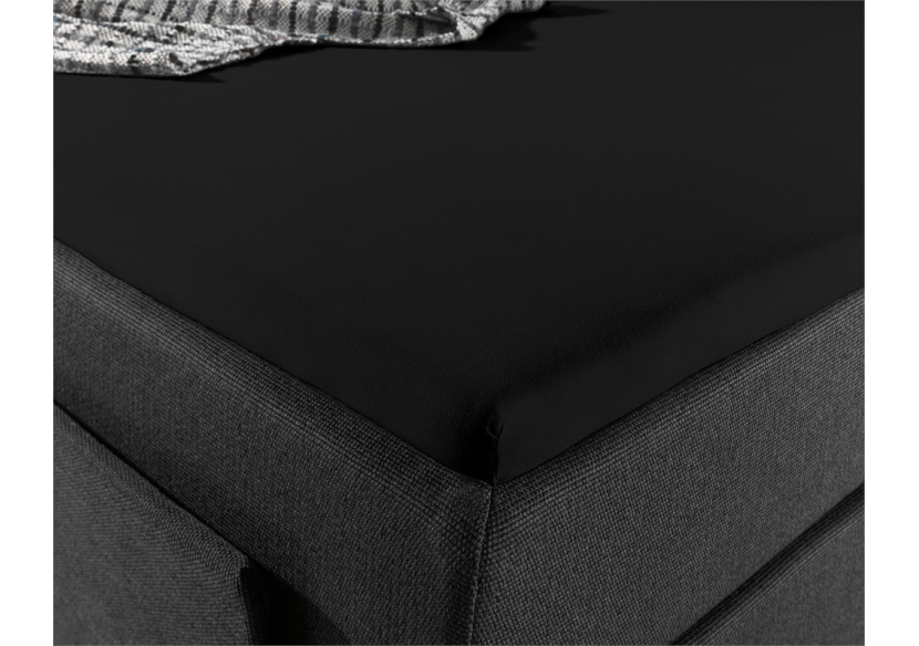 Housse de matelas Splittopper Jersey - Noir 140 x 200 cm - 12011472 - Dreamhouse