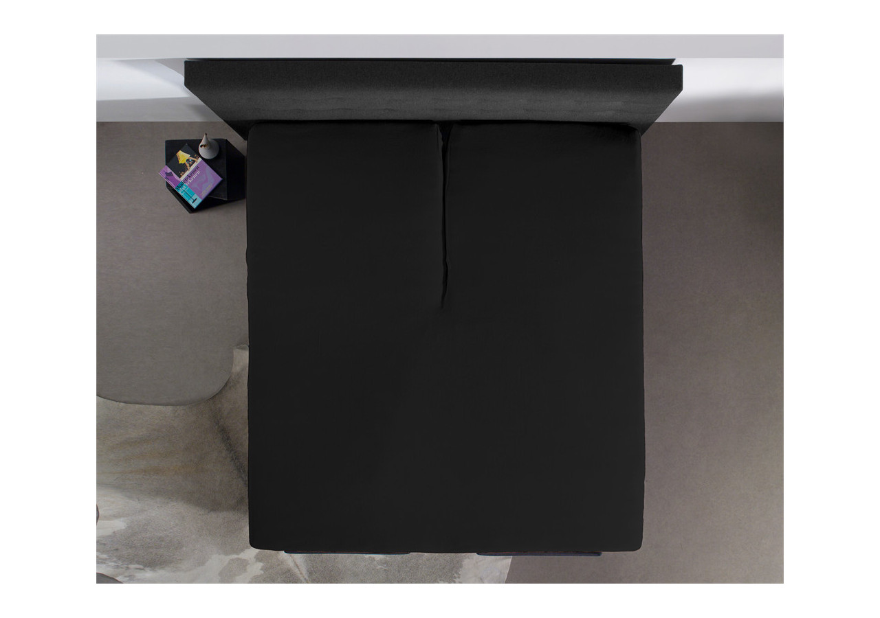 Housse de matelas Splittopper Jersey - Noir 140 x 200 cm - 12011472 - Dreamhouse