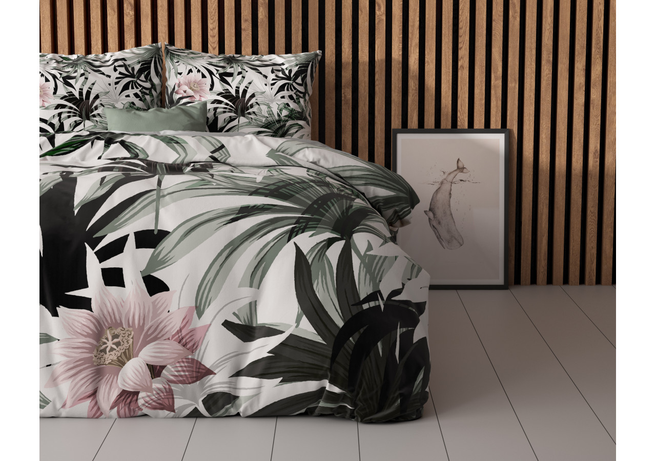 Housse de Couette Suzette Blanc - 140 x 200/220 cm, 100% Microfibre - 17018256 - Sleeptime