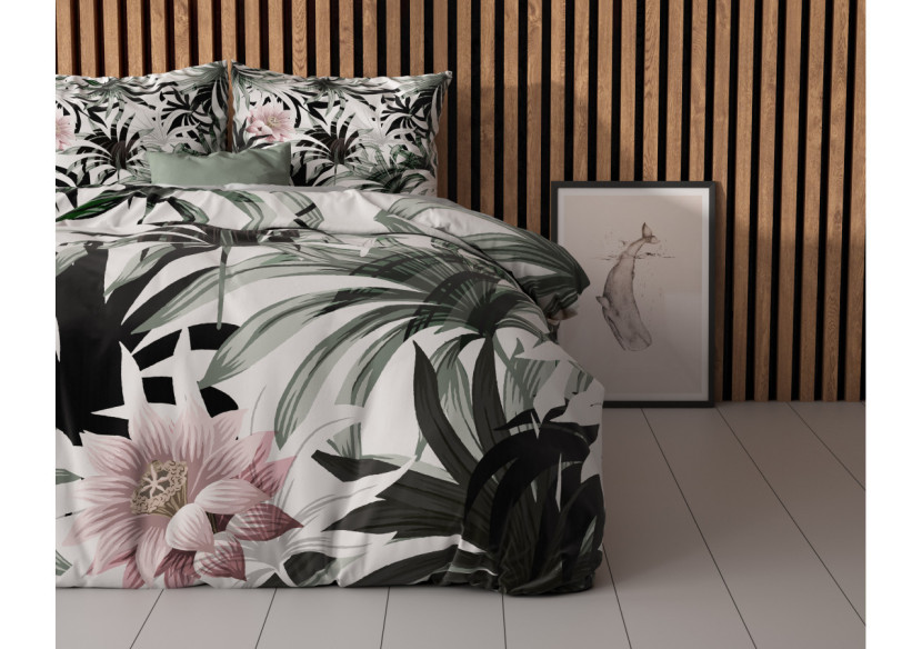 Housse de Couette Suzette Blanc - 140 x 200/220 cm, 100% Microfibre - 17018256 - Sleeptime