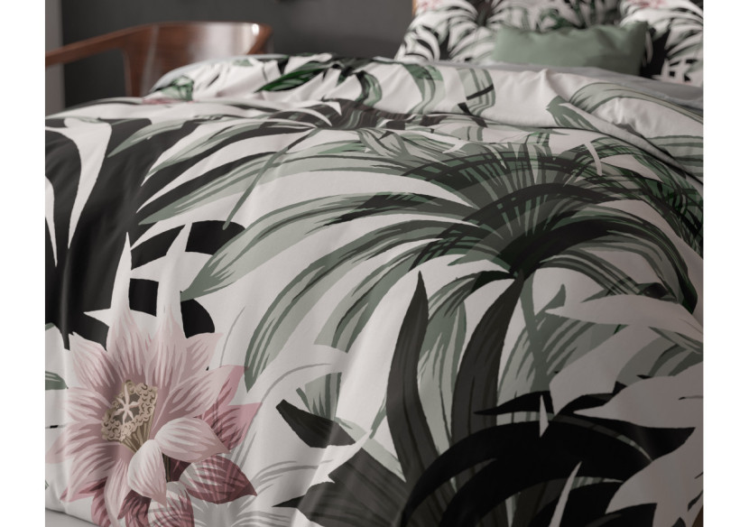 Housse de Couette Suzette Blanc - 140 x 200/220 cm, 100% Microfibre - 17018256 - Sleeptime