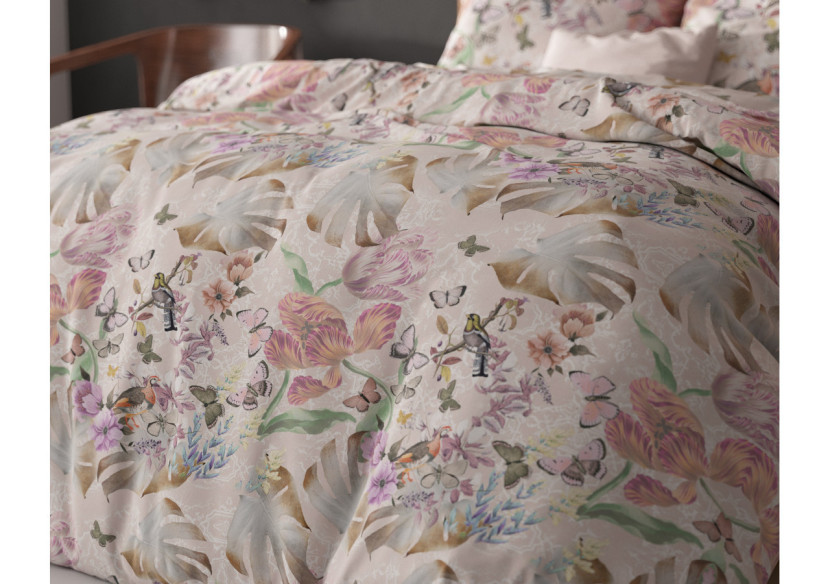 Housse de Couette Sierra Roze - 140 x 200/220 cm, Luxe et Confort - 17018368 - Sleeptime