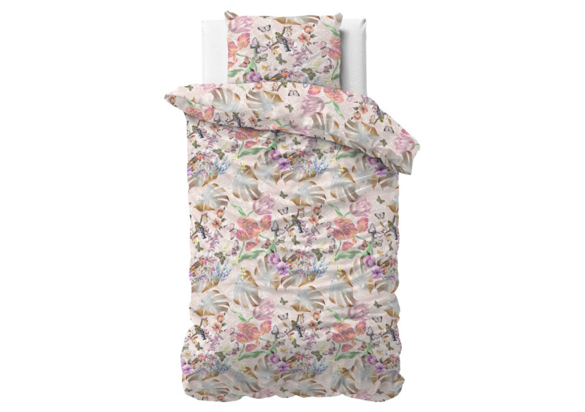 Housse de Couette Sierra Roze - 140 x 200/220 cm, Luxe et Confort - 17018368 - Sleeptime