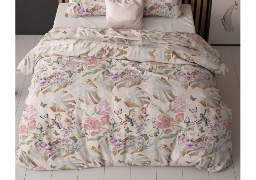 Housse de Couette Sierra Rose - Taille 200 x 200/220 cm - 17018369 - Sleeptime