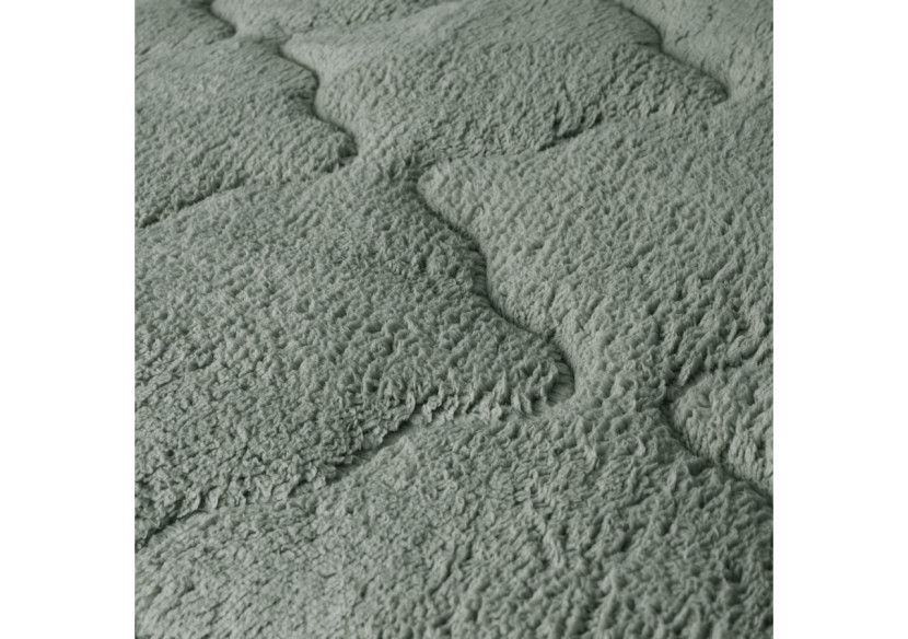 Couette Lazy Teddy Vert Foncé - 140 x 200 cm, Luxe et Praticité - 17019247 - Sleeptime