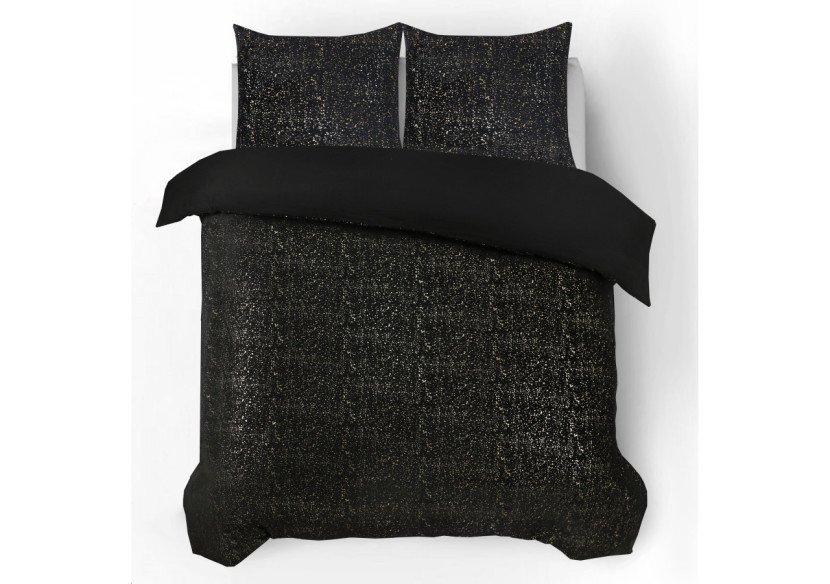 Housse de couette Glamour Flanel - Noir 200 x 200/220 cm - 17019077 - Sleeptime Housse de couette Glamour Flanel - Noir 200 x 200/220 cm - 17019077 - Sleeptime