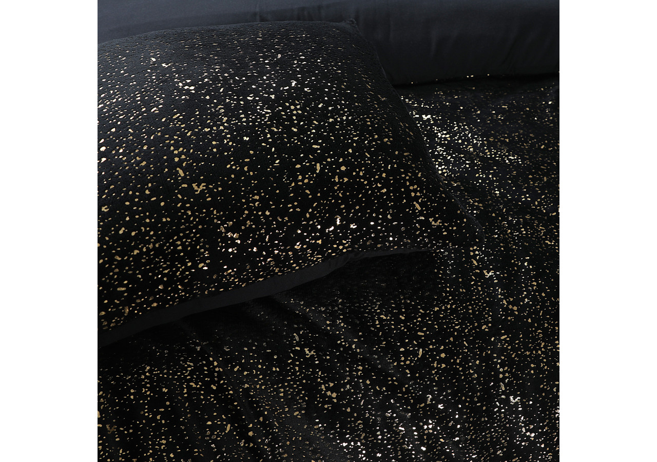 Housse de couette Glamour Flanel - Noir 200 x 200/220 cm - 17019077 - Sleeptime