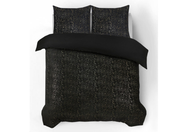 Housse de couette Glamour Flanel - Noir 240 x 200/220 cm - 17019078 - Sleeptime 2