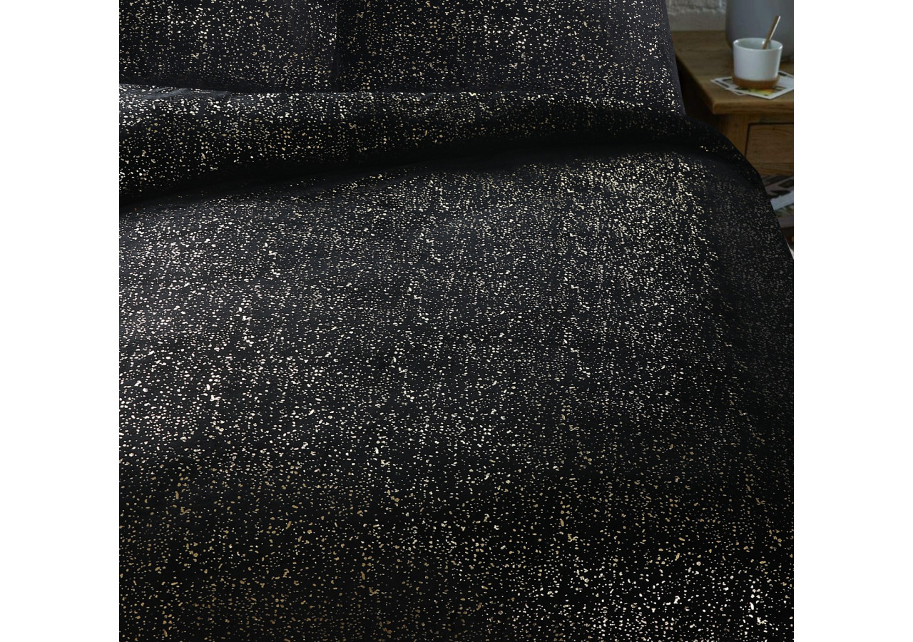 Housse de couette Glamour Flanel - Noir 240 x 200/220 cm - 17019078 - Sleeptime