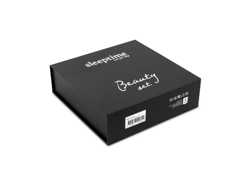 Set de Beauté 4 pièces - Satin blanc pour un sommeil réparateur - Beauty Set 4-delig Wit - Royal Textile Set de Beauté 4 pièces - Satin blanc pour un sommeil réparateur - Beauty Set 4-delig Wit - Royal Textile