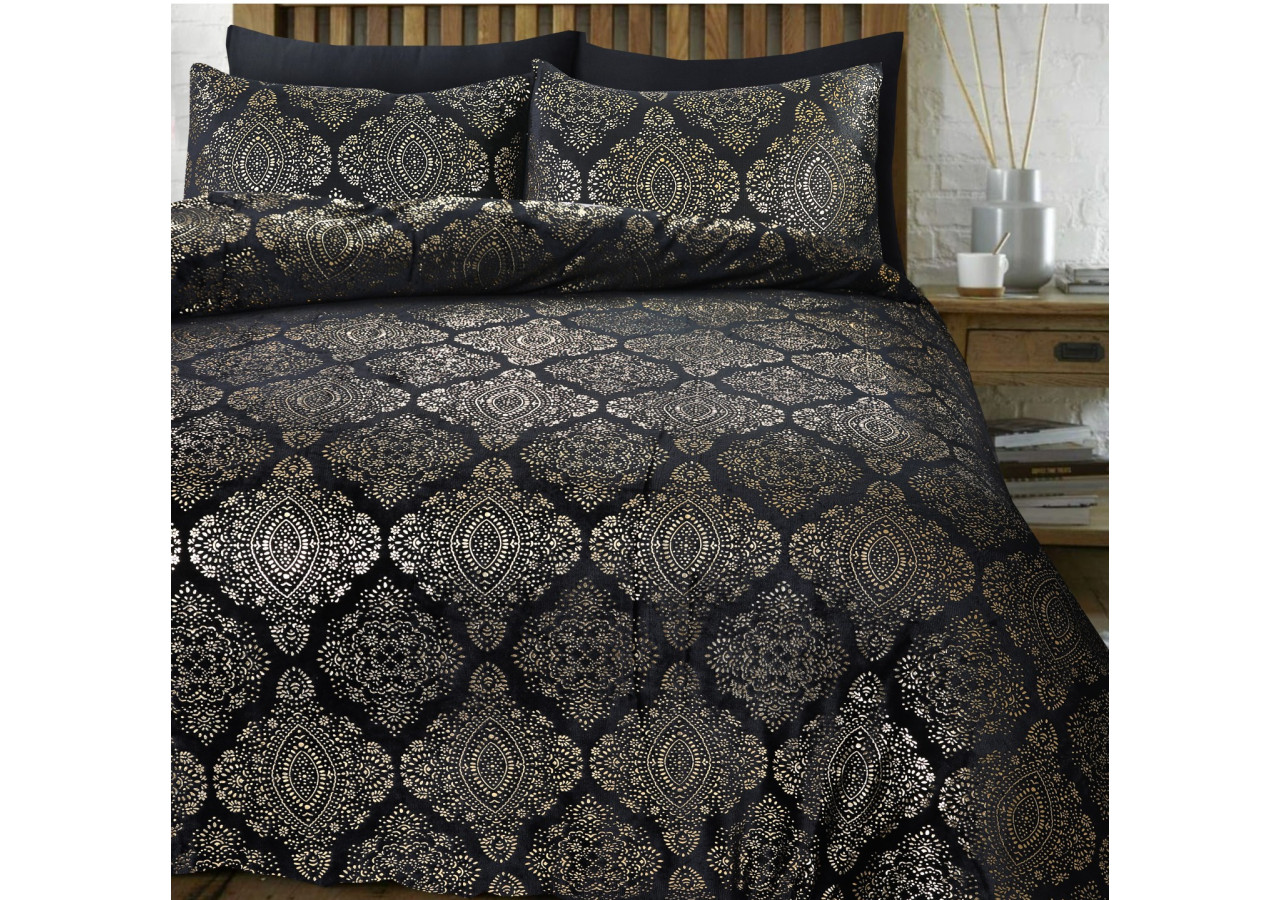 Housse de Couette Glamour Flanel Art Foil - 240 x 200/220 cm, Élégance et Confort - 17019075 - Sleeptime