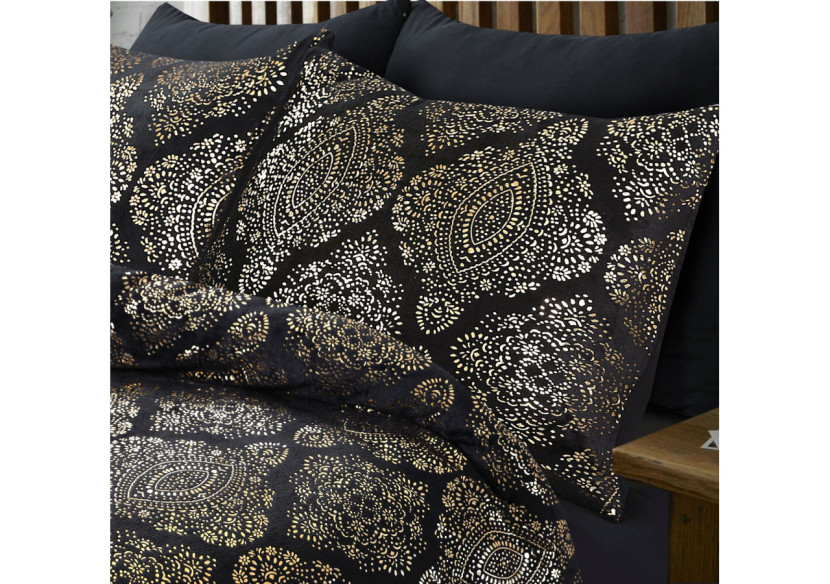 Housse de Couette Glamour Flanel Art Foil - 240 x 200/220 cm, Élégance et Confort - 17019075 - Sleeptime Housse de Couette Glamour Flanel Art Foil - 240 x 200/220 cm, Élégance et Confort - 17019075 - Sleeptime