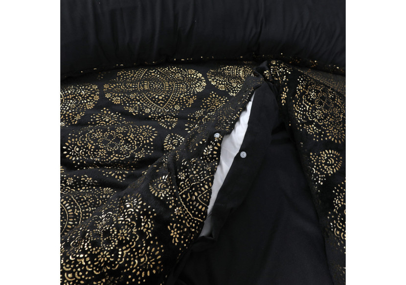 Housse de Couette Glamour Flanel Art Foil - 240 x 200/220 cm, Élégance et Confort - 17019075 - Sleeptime Housse de Couette Glamour Flanel Art Foil - 240 x 200/220 cm, Élégance et Confort - 17019075 - Sleeptime