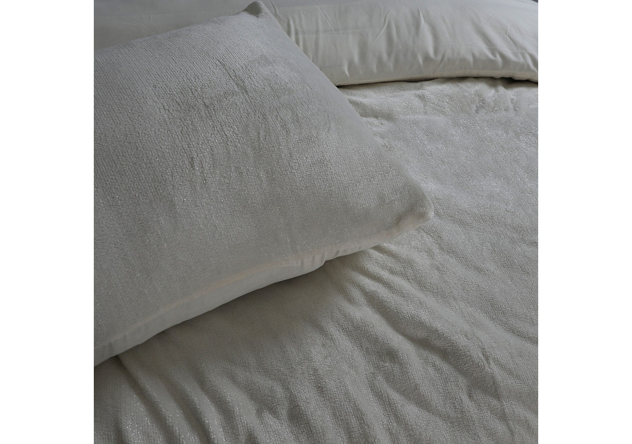 Housse de Couette Glamour Flanel Deco Foil - 140 x 200/220 cm, Chic et Confort - 17019063 - Sleeptime