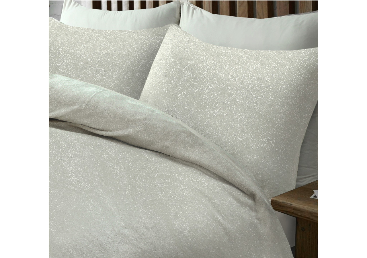 Housse de Couette Glamour Flanel Deco Foil - 240 x 200/220 cm, Chic et Douceur - 17019065 - Sleeptime