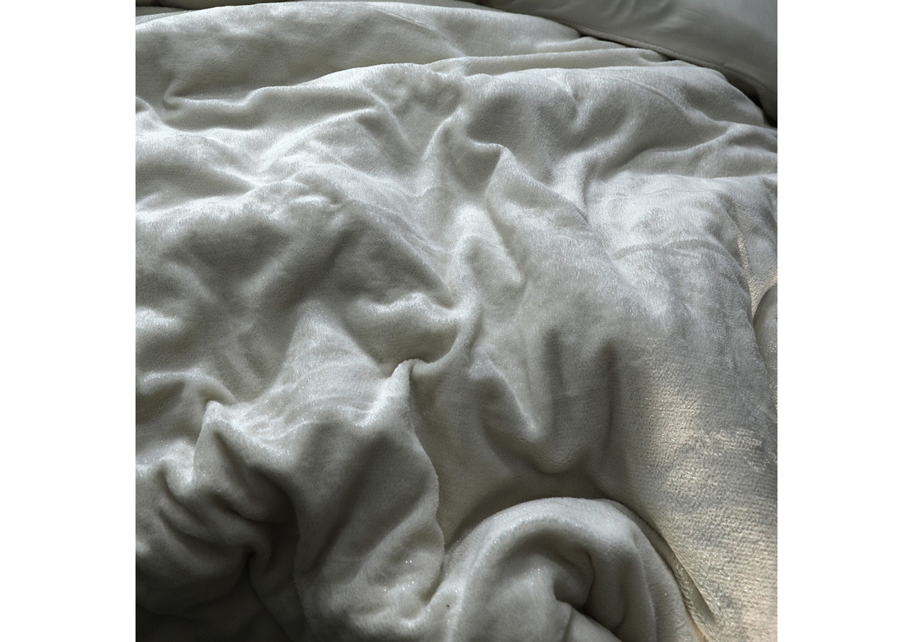 Housse de Couette Glamour Flanel Deco Foil - 240 x 200/220 cm, Chic et Douceur - 17019065 - Sleeptime