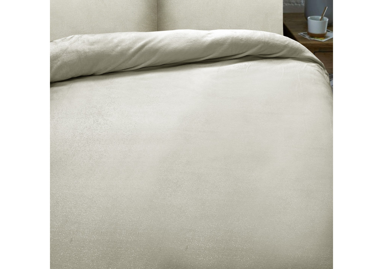 Housse de Couette Glamour Flanel Deco Foil - 240 x 200/220 cm, Chic et Douceur - 17019065 - Sleeptime