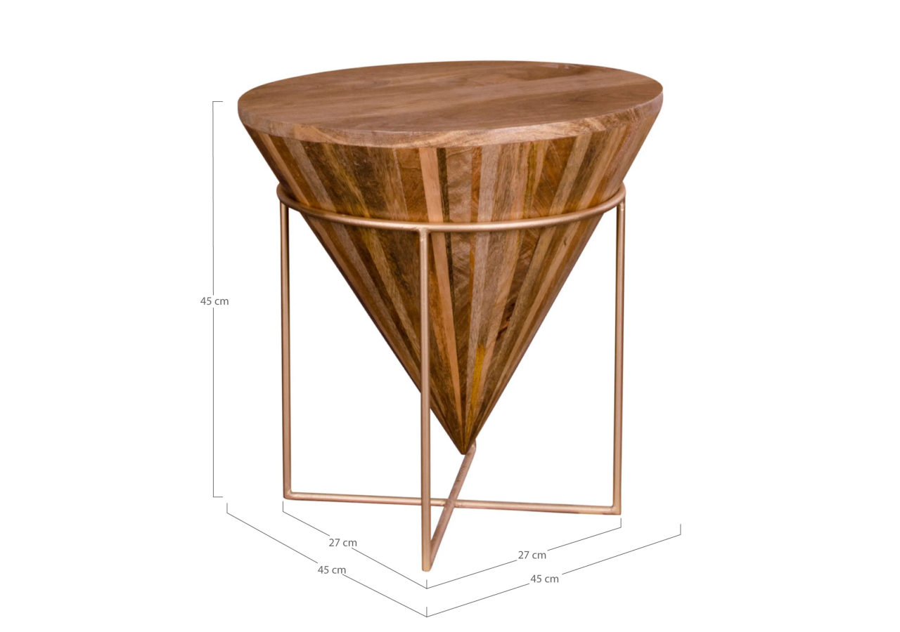 Table basse Hapur - Bois de mangue naturel - 2001040 - House Nordic