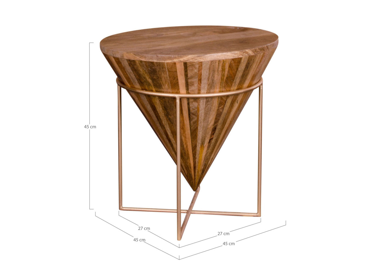 Table basse Hapur - Bois de mangue naturel - 2001040 - House Nordic