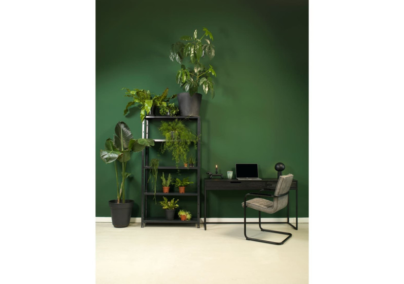 Chaise de salle à manger Workliving Haven - Simili cuir gris - 3000483 - Workliving