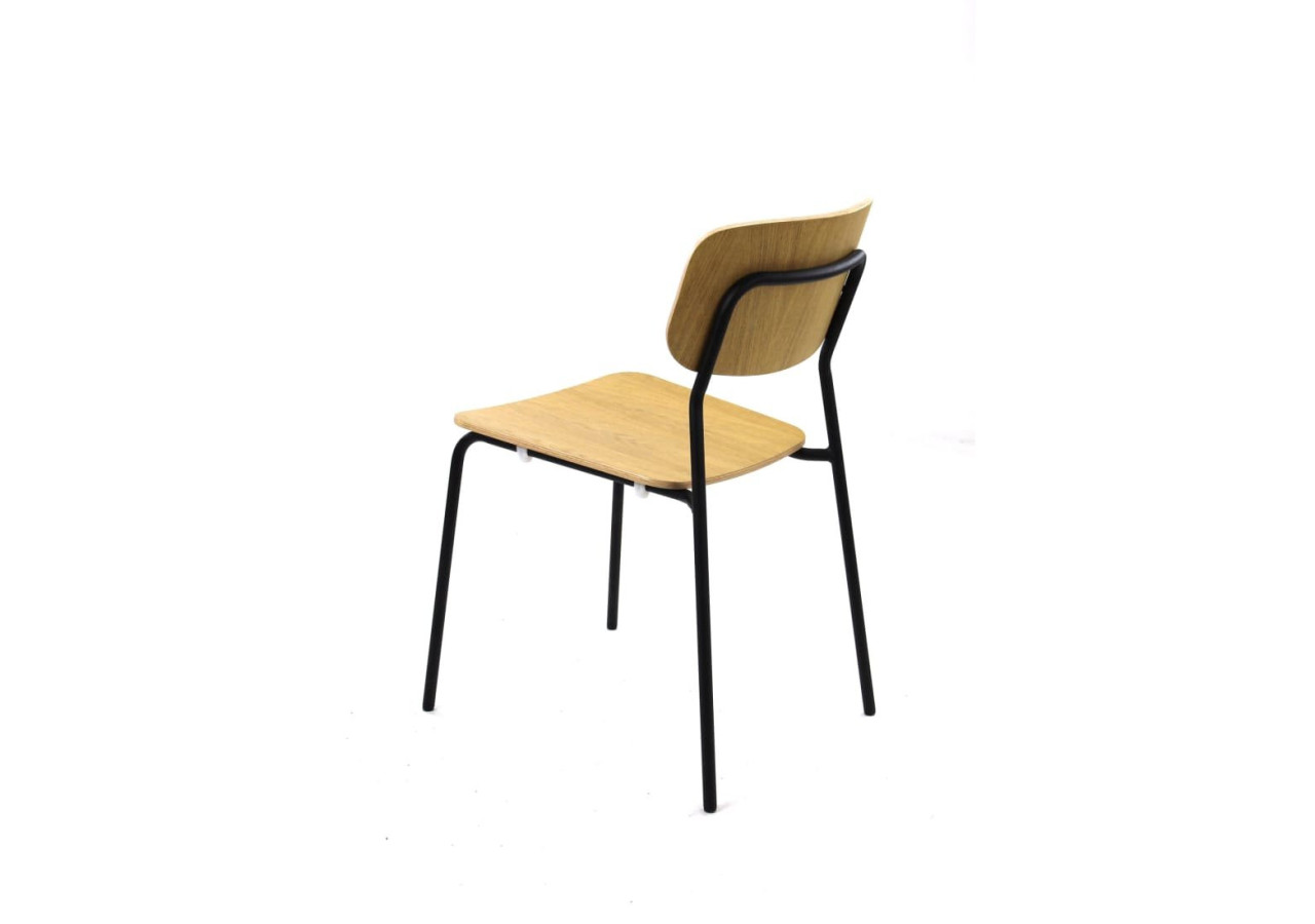 Chaise Workliving Bianca - Design en bois chêne clair 79,5 x 47 x 52 cm - 3001730 - Workliving