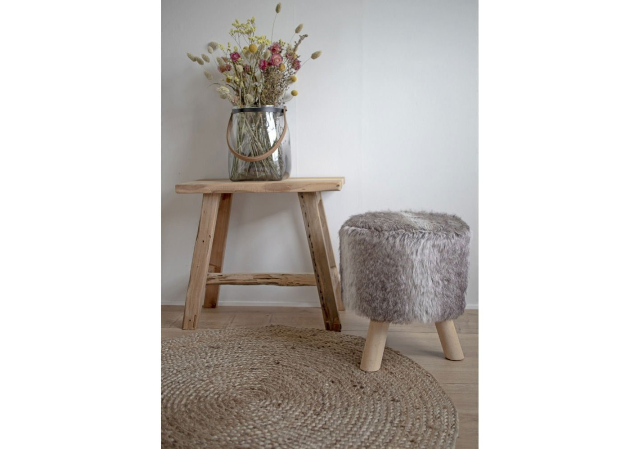 Banc en Teck BARCELONA - Dimensions 50x25xh45 cm - 1401010 - House Nordic