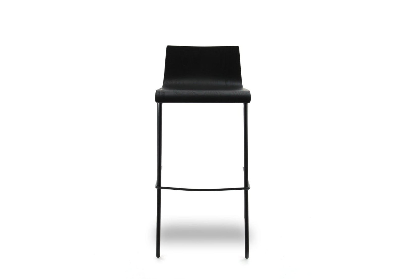 Tabouret de Bar Workliving - Chêne Noir 51 x 53 x 97 cm avec repose-pieds - 3001726 - Workliving