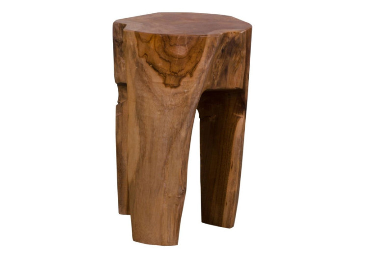 Tabouret ROSE - Tabouret en teck avec 3 pieds - 1501020 - House Nordic