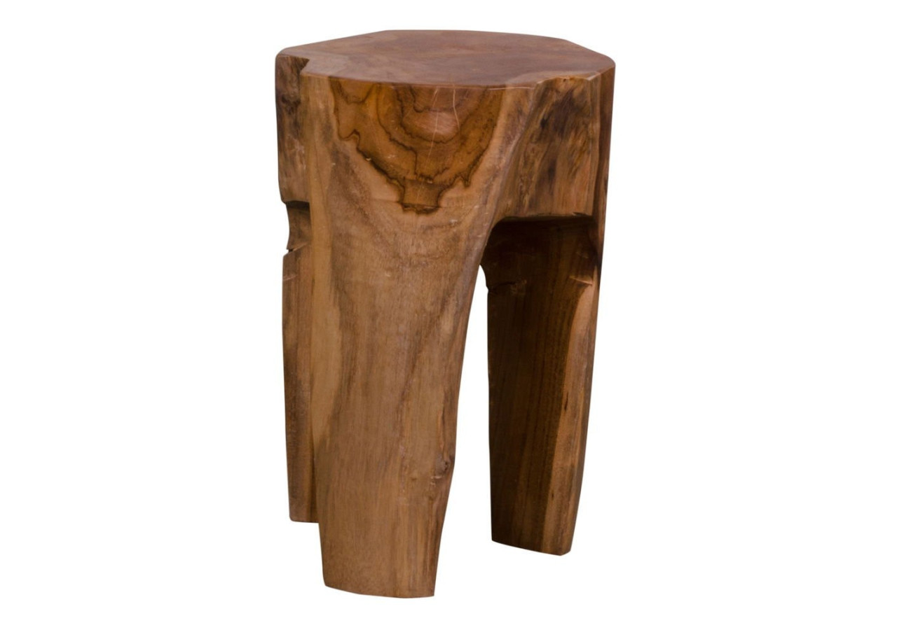 Tabouret ROSE - Tabouret en teck avec 3 pieds - 1501020 - House Nordic