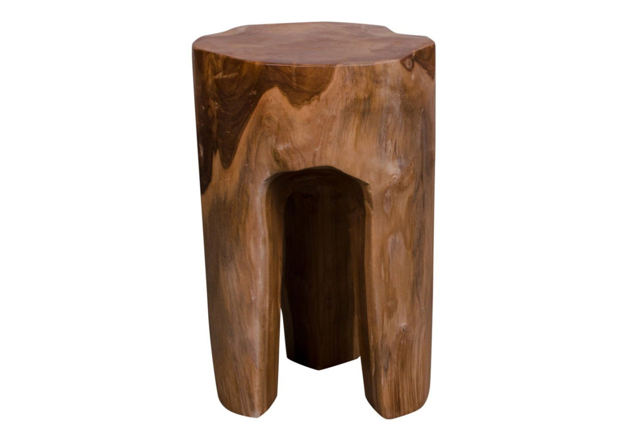 Tabouret ROSE - Tabouret en teck avec 3 pieds - 1501020 - House Nordic