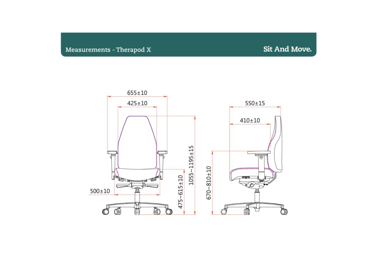 Bureau Ergonomique Therapod X - Confort au travail - 7000008C - Sit And Move