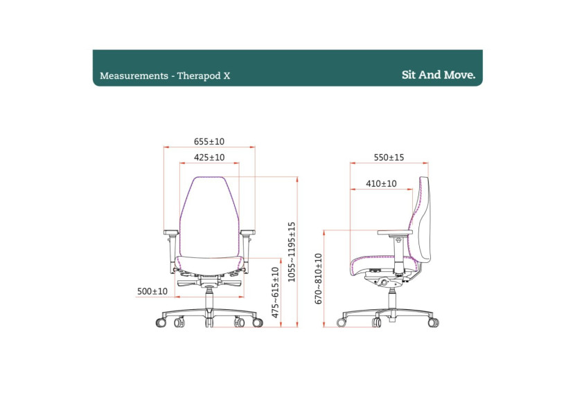 Bureau Ergonomique Therapod X - Confort au travail - 7000008C - Sit And Move