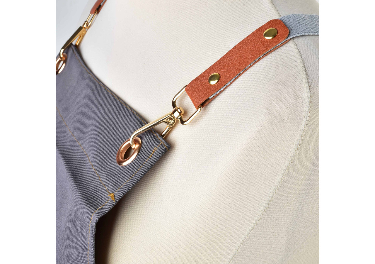 Tablier MATHILDE - 76x68cm en tissu haut de gamme - HTUA7377 - Allesken