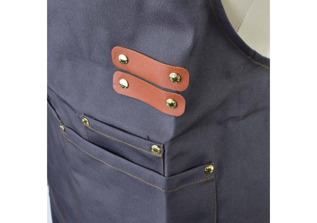 Tablier MATHILDE - 76x68cm en tissu haut de gamme - HTUA7377 - Allesken