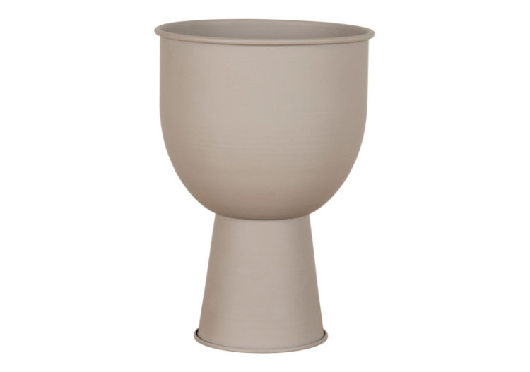 Pot de Fleurs Amalfi - Pot en beige gris 19x27 cm - 9001180 - House Nordic