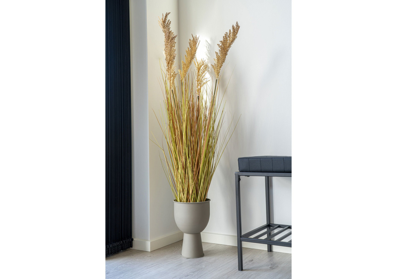 Pot de Fleurs Amalfi - Pot en beige gris 19x27 cm - 9001180 - House Nordic