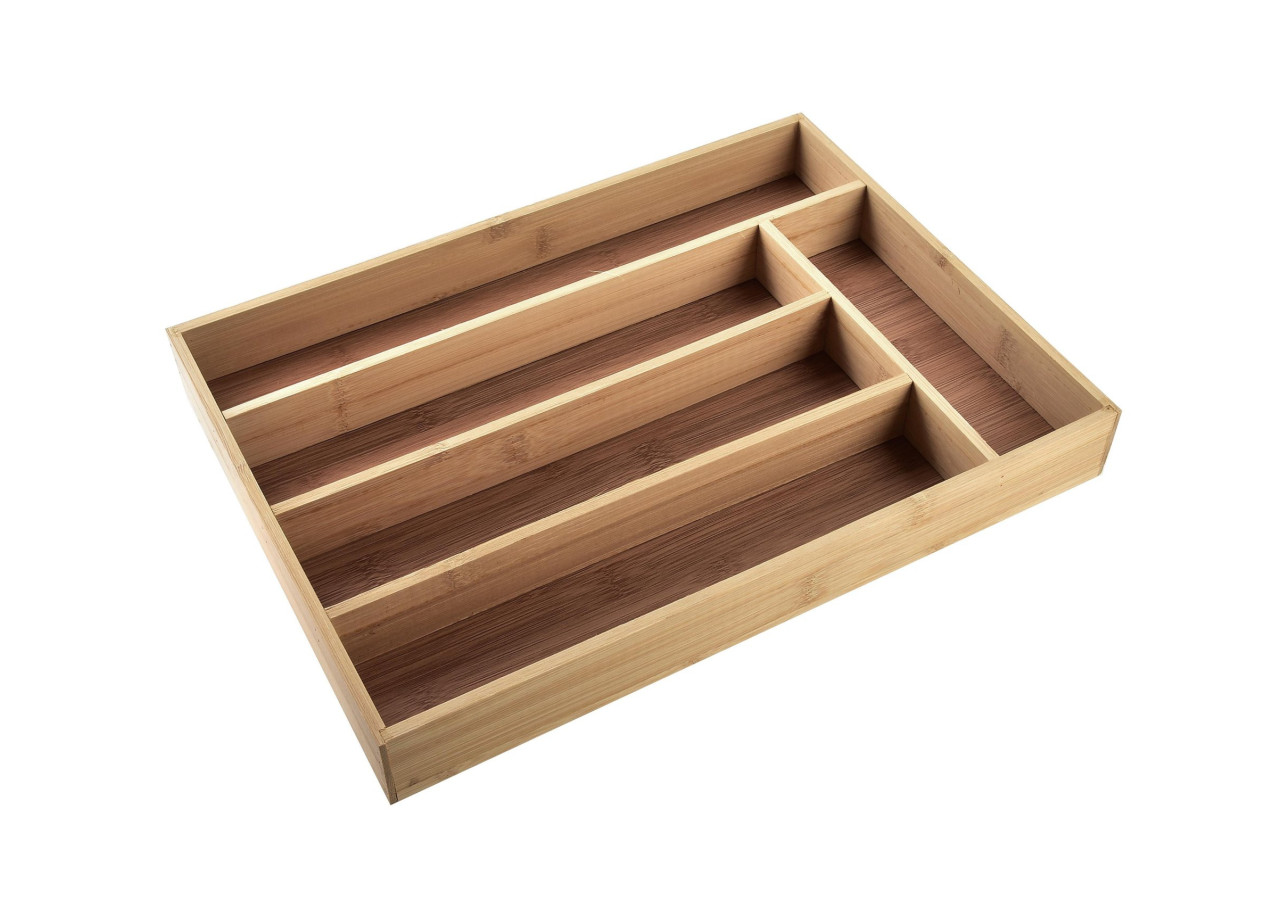 Organisateur de Tiroir RAIS - 38 x 28 x 4 cm, Bambou - HTUA6905 - Allesken