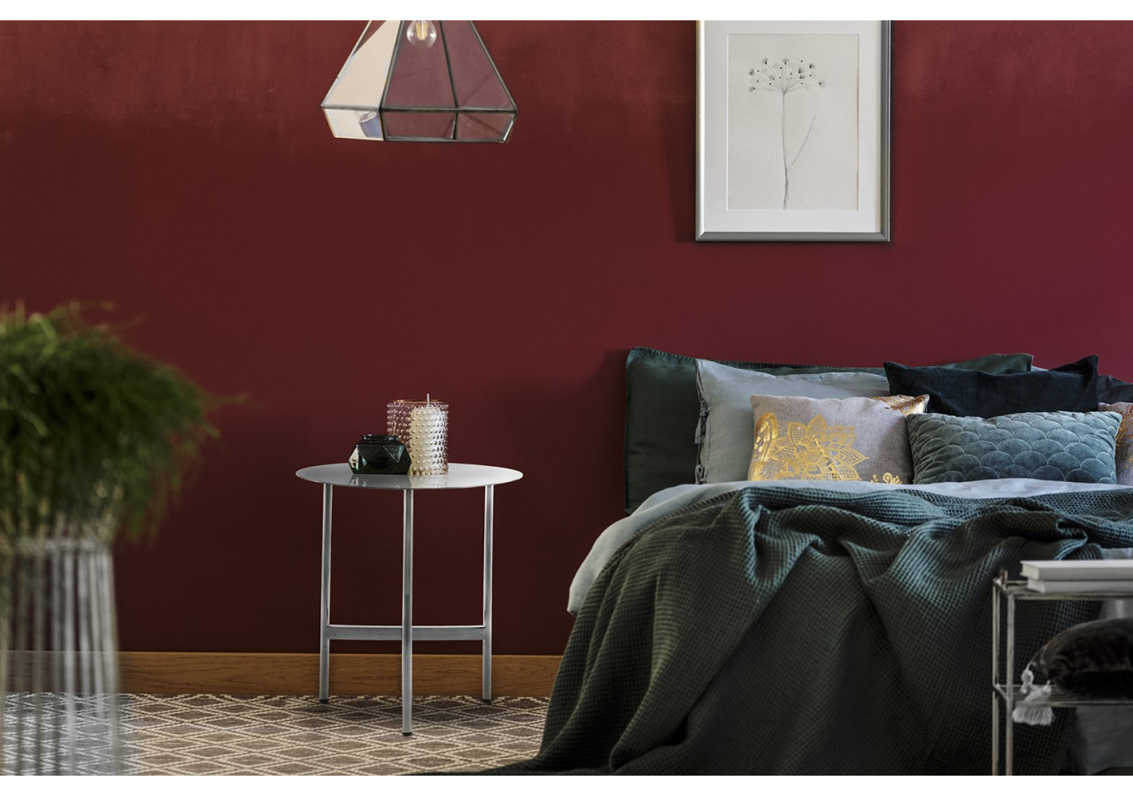 Table d'appoint Pema 100 - Design classique en acier inoxydable - 99G2E-SIV - Kayoom