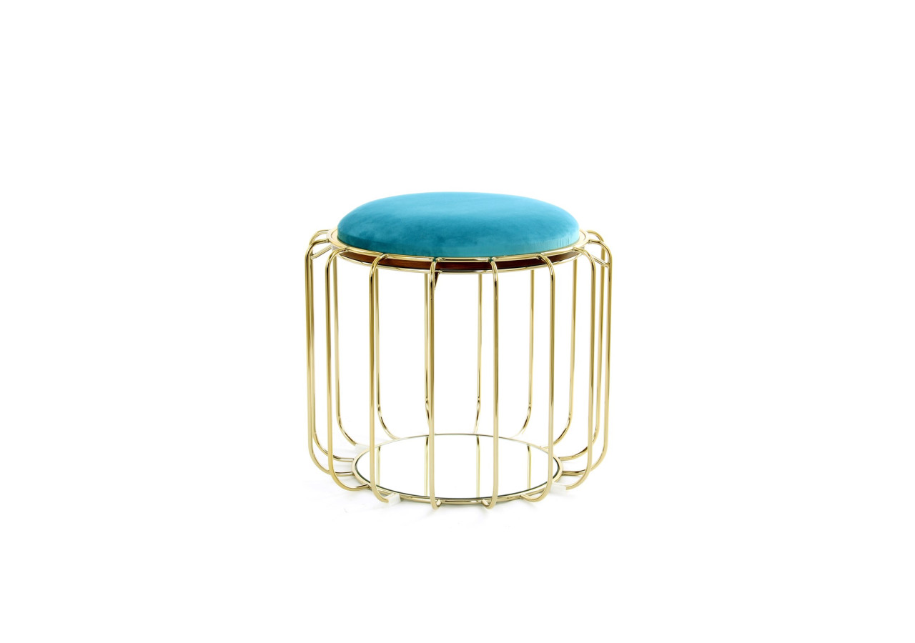 Table d'appoint / Pouf CONFORTABLE - 50 x 45 cm - ONCA6 - Kayoom