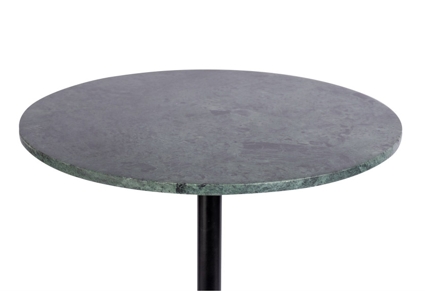 Table d'Appoint Gordon 100 - Vert avec Plateau en Marbre - 2HCAK-GRN - Kayoom