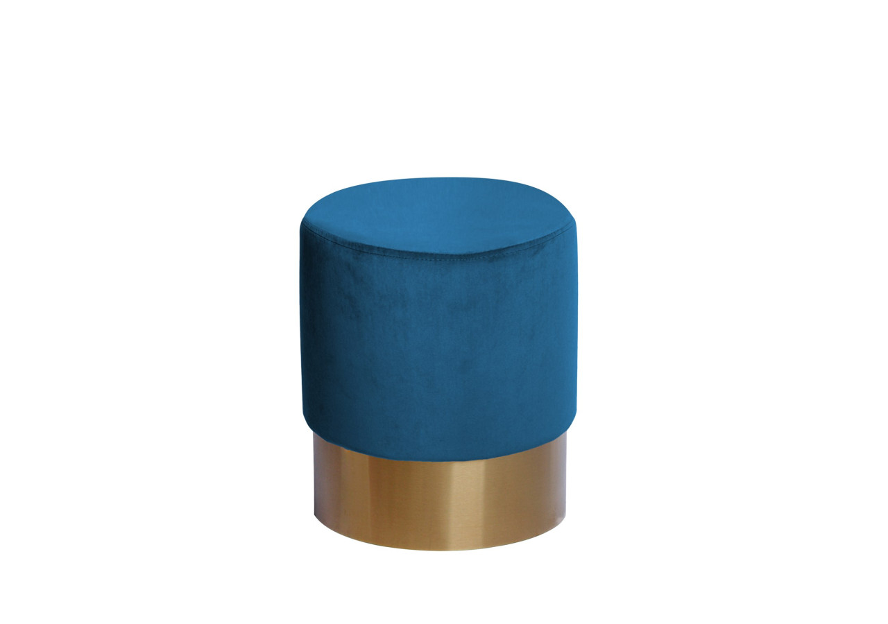 Hocker Nano 100 - Bleu, Design Élégant 35x42cm - YQLG2 - Kayoom