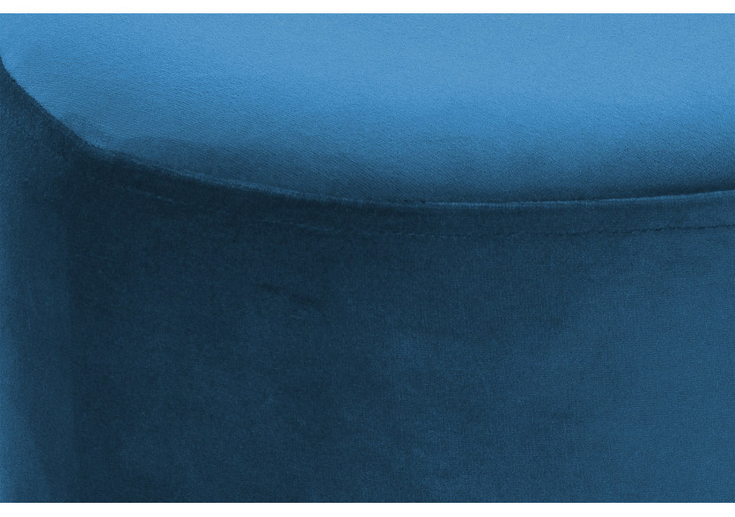 Hocker Nano 100 - Bleu, Design Élégant 35x42cm - YQLG2 - Kayoom