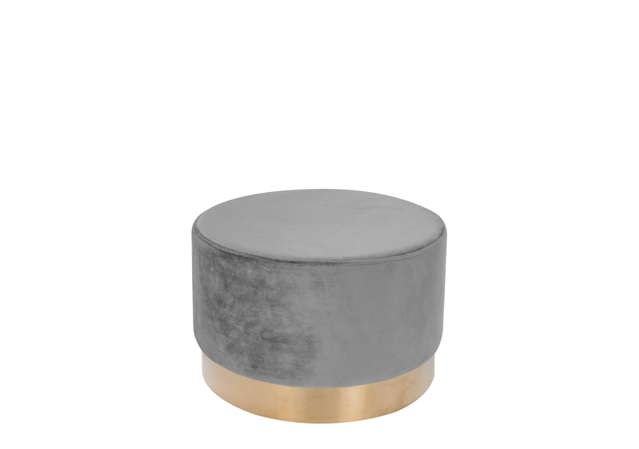 Hocker Nano 500 - Housse en polyester et base en métal 55 x 43 cm - IQ9GG - Kayoom