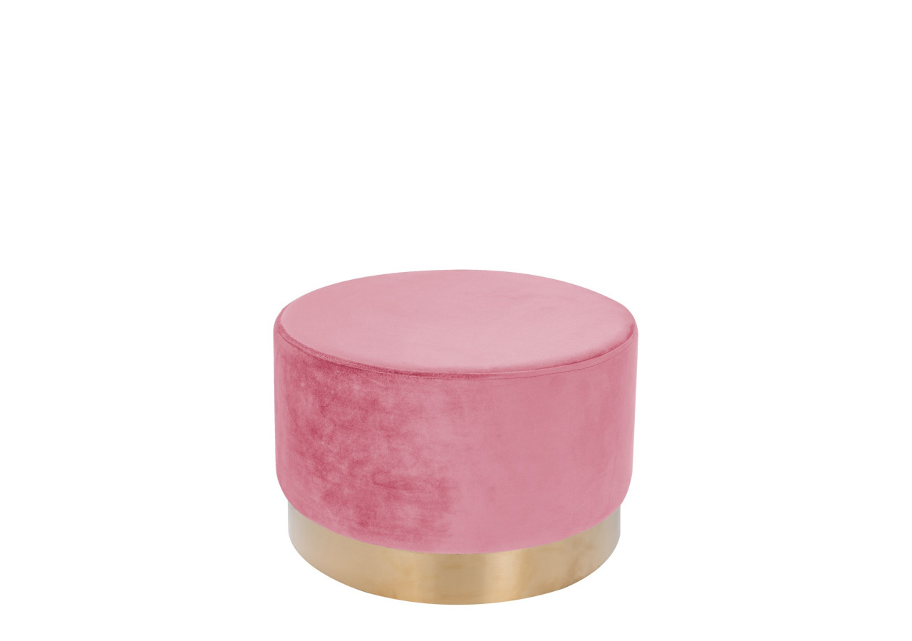 Hocker NANO - Hocker rond en polyester 55 x 35 cm - RQFB2 - Kayoom