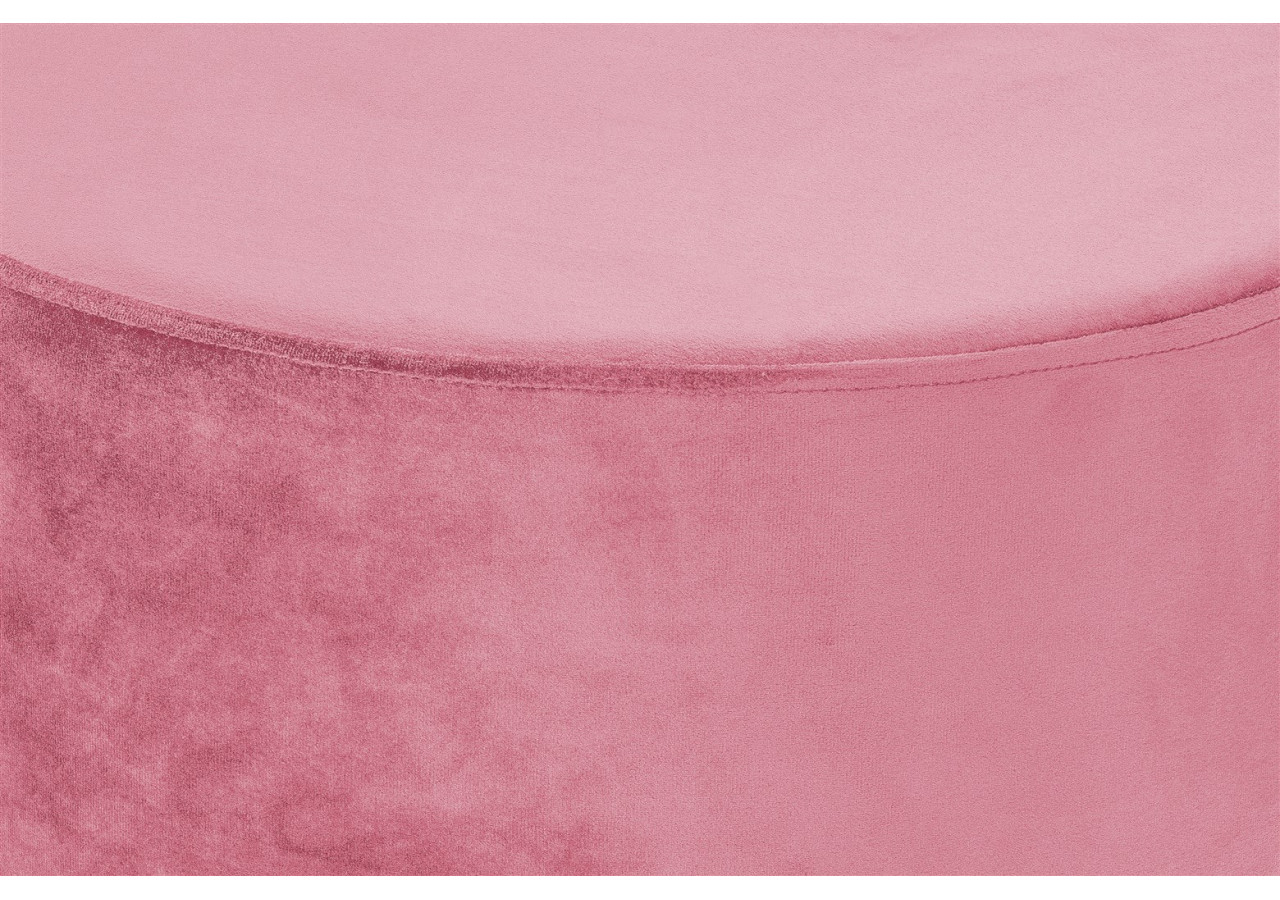 Hocker NANO - Hocker rond en polyester 55 x 35 cm - RQFB2 - Kayoom