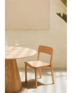 Chaise de salle à manger en bois Umber