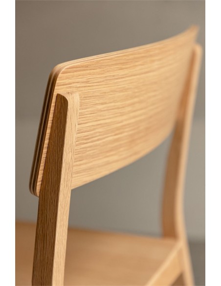 Chaise de salle à manger en bois Umber