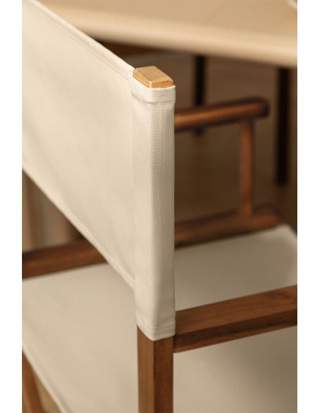 Chaise de réalisateur pliante en bois d'acacia Ridley