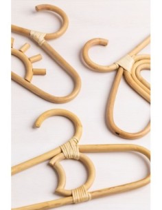 Set de 3 cintres en rotin Binns Kids