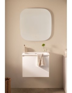 Ensemble de meubles de salle de bain en bois Macrae avec lavabo intégré